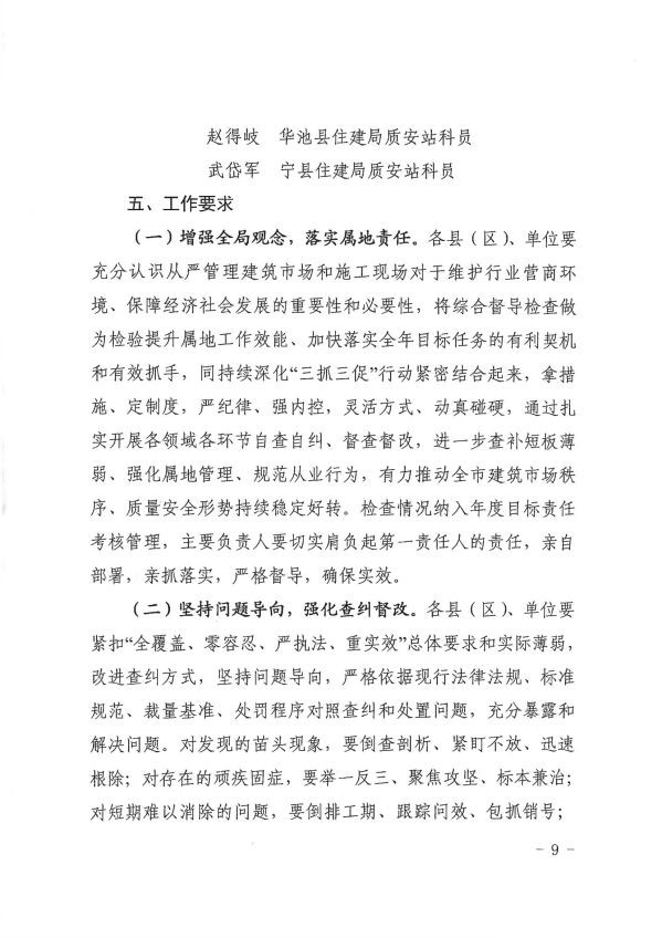 關(guān)于轉(zhuǎn)發(fā)《慶陽(yáng)市住房和城鄉(xiāng)建設(shè)局關(guān)于開(kāi)展全市建筑市場(chǎng)綜合執(zhí)法檢查暨安全生產(chǎn)治本攻堅(jiān)三年行動(dòng)督查工作的通知》通知